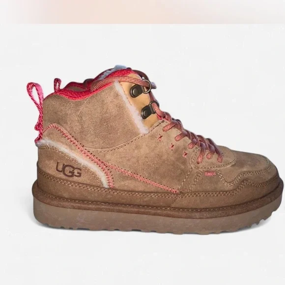 UGG Tan and Red Sneakers Sneakers UGG Men Lowmel Driftwood Biking Red | Sneaker  main image 4